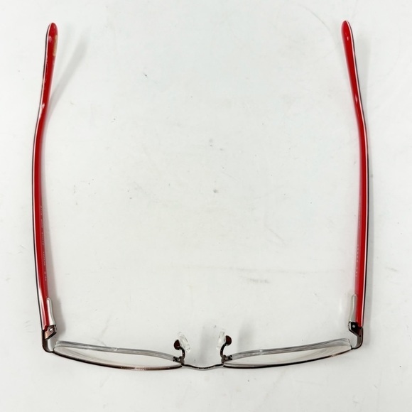 TED BAKER Eyeglass Frames D718 BRN Pink Floral Red Brown 140MM B:35 FOR FRAMES - Picture 13 of 13